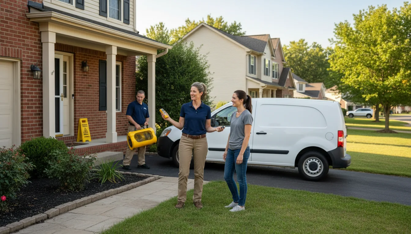 Water restoration image for Water Damage & Restoration Services in Belmont, CA